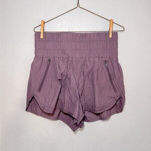 Free People Movement Purple The Way Home Shorts Medium